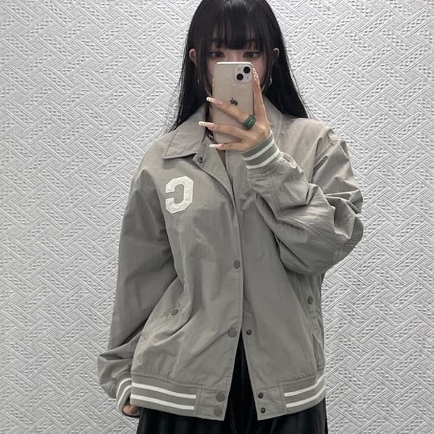 커버낫 레트로 컨트리 빈티지 바시티 자켓 M C10050