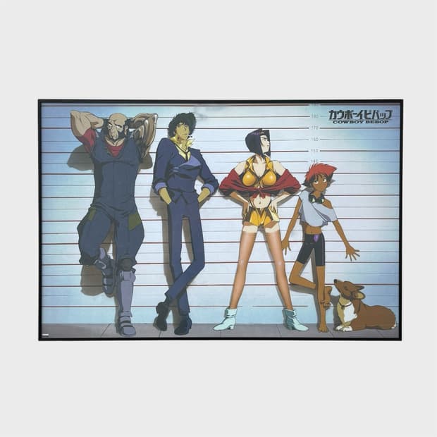 cowboy bebob 카우보이 비밥 포스터 정품 (액자포함)