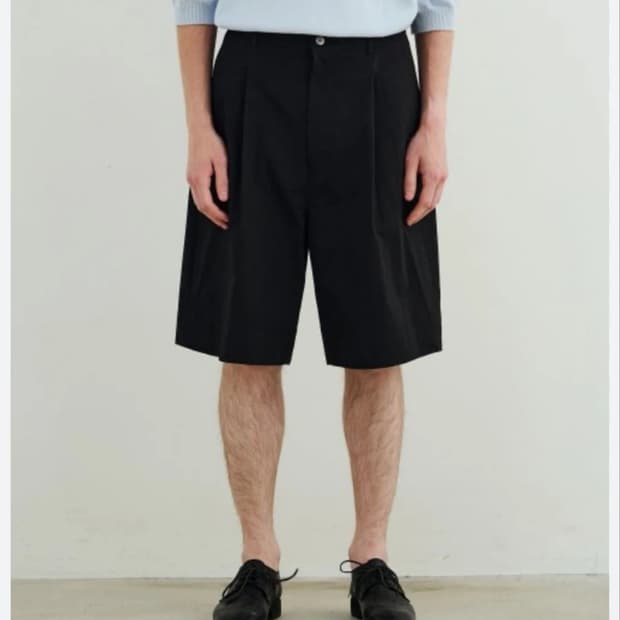 로드존그레이 원턱 버뮤다 팬츠