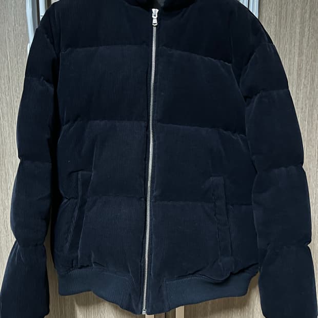 actp 코듀로이 패딩 다크네이비