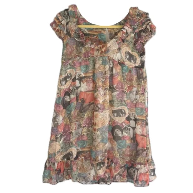 히스테릭글래머 코트니 러브 미니 드레스