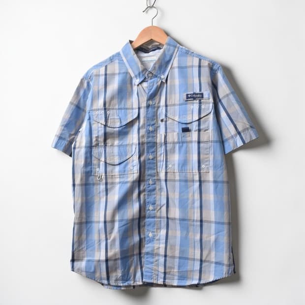 컬럼비아 PFG 피싱 반팔 셔츠 M M0111