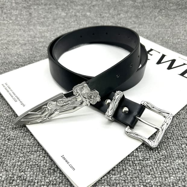 스터드 래더 벨트