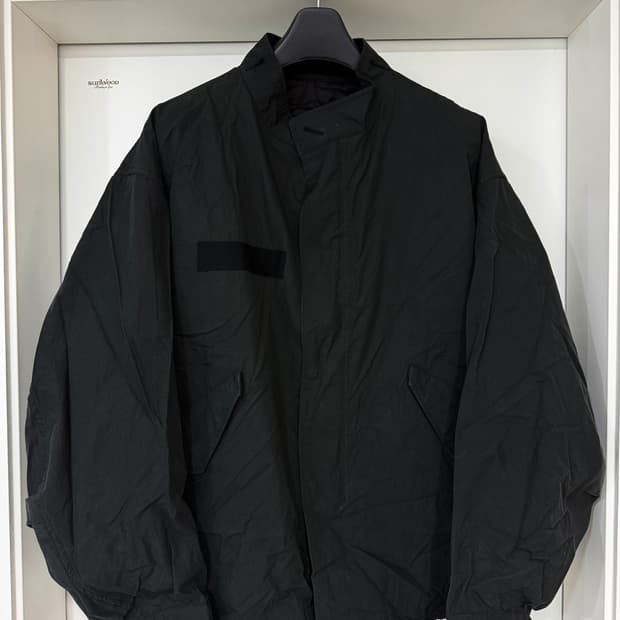 [L/극미] 프릭스토어 숏 모즈 코트 m65 개파카 블랙