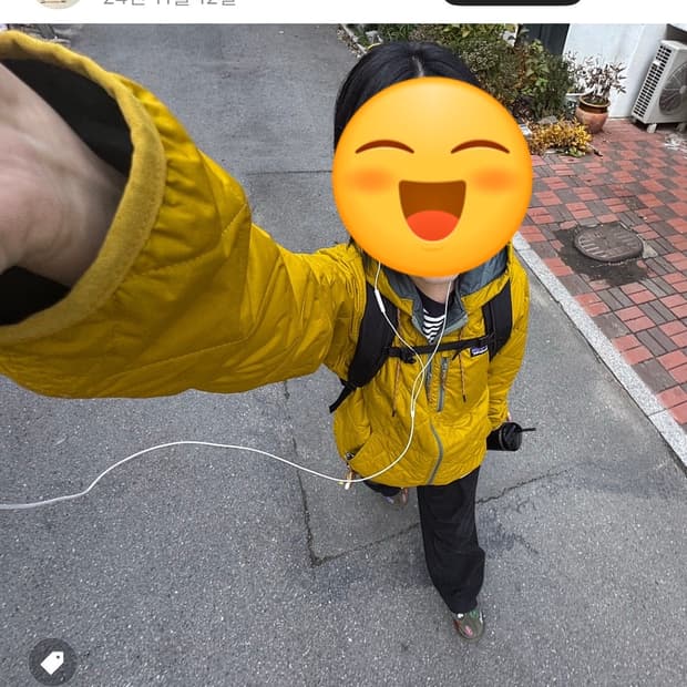 [L] 파타고니아 다이아몬드 퀼티드 봄버 붐버 후디 번들그린 경량패딩