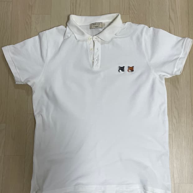 메종키츠네 더블폭스헤드 폴로티/ L