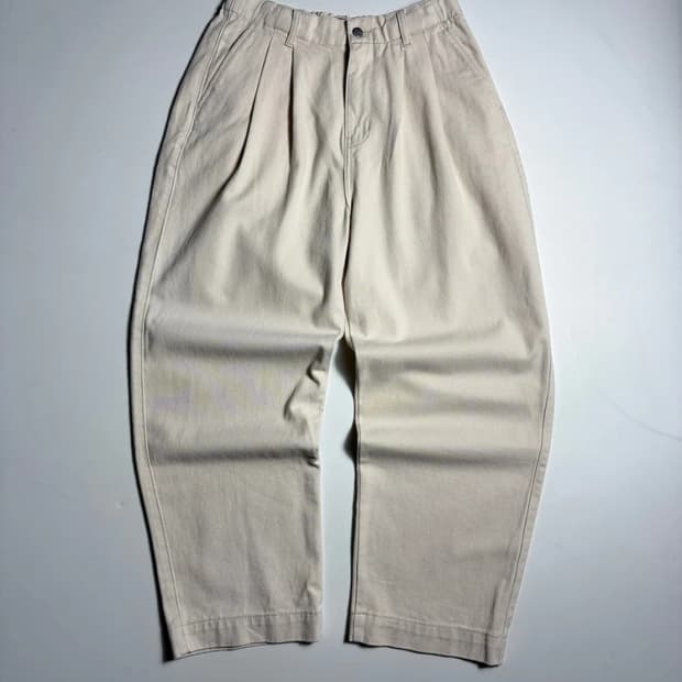 Lee 리 23FW 베이직 투턱 치노 팬츠 R2293