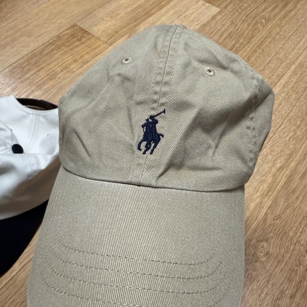 랄프로렌 볼캡 베이지 백화점판