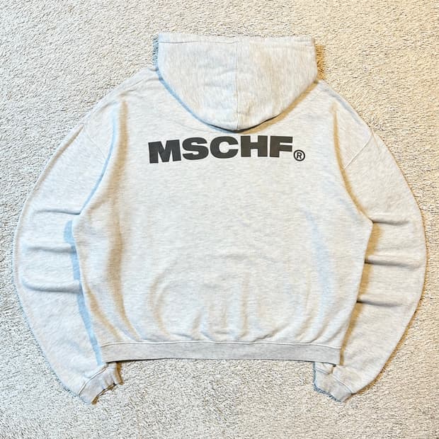 미스치프 need 5 more of me 후드티 라이트그레이