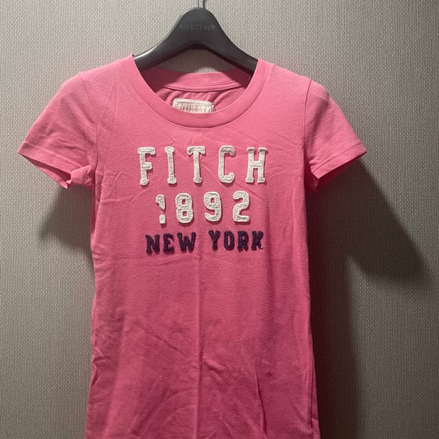 아베크롬비 핑크 반팔