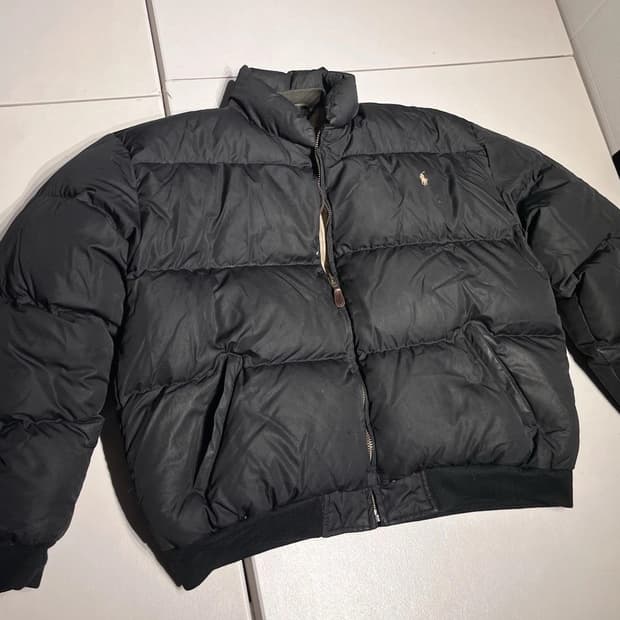 폴로 랄프로렌 패딩 점퍼 블랙