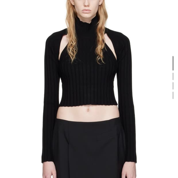 Eytys 블랙 로미 터틀넥 탑