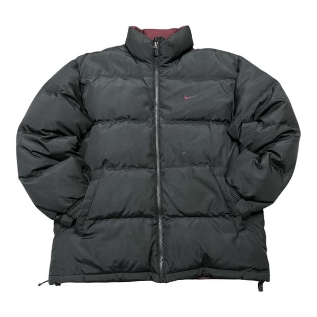 ✨ (바배) 나이키 00s 블랙 버건디 뉴챔프 덕다운 패딩 