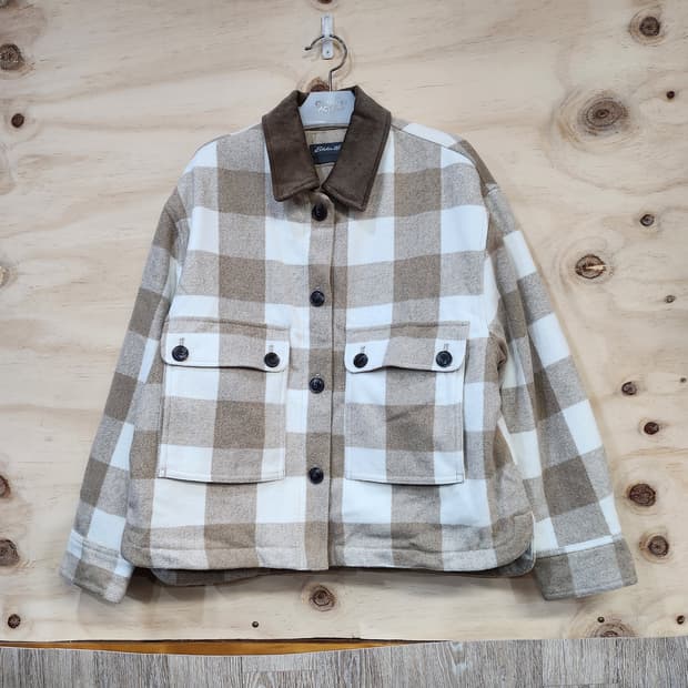 523) 에디바우어 Eddie Bauer 코듀로이카라 포인트 숏 자켓