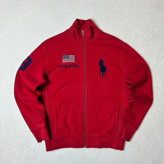 빅포니 브리튼 집업 미국 usa 성조기 집업 🇺🇸