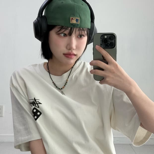 MLB 그린 빅로고 캡