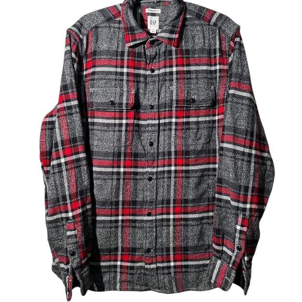 gap 갭 플란넬 체크 셔츠