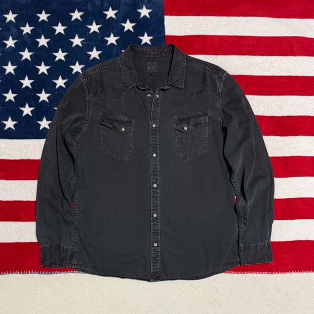 랭글러데님웨스턴셔츠 빈티지남방 wrangler western shirt