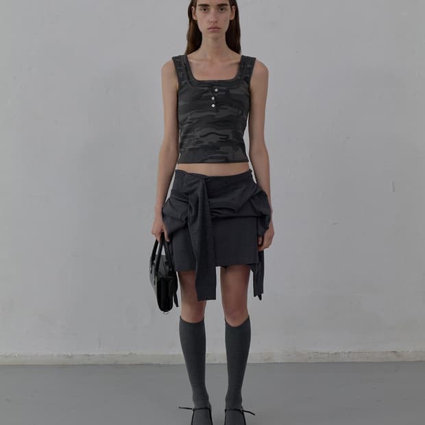 LCDC TM 카모 탱크탑 다크그레이