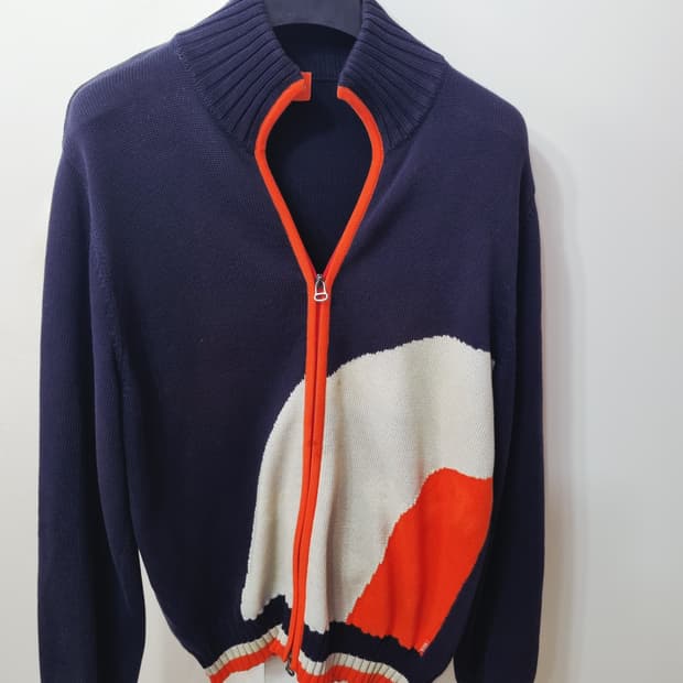 휴고보스 정품 니트자켓 105사이즈 