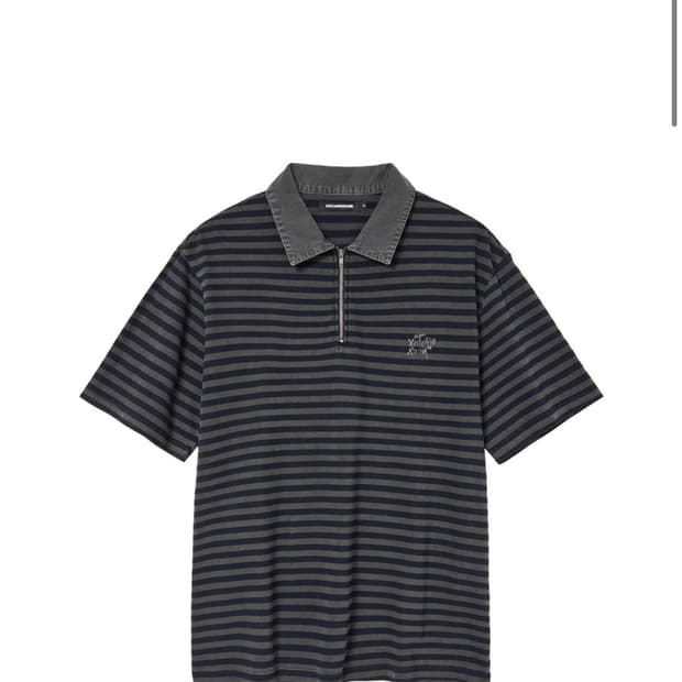 해칭룸 VTG STRIPE POLO TEE 1/2 Blue 1사이즈