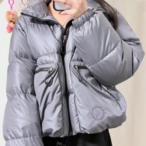 마뗑킴 오리털 숏패딩