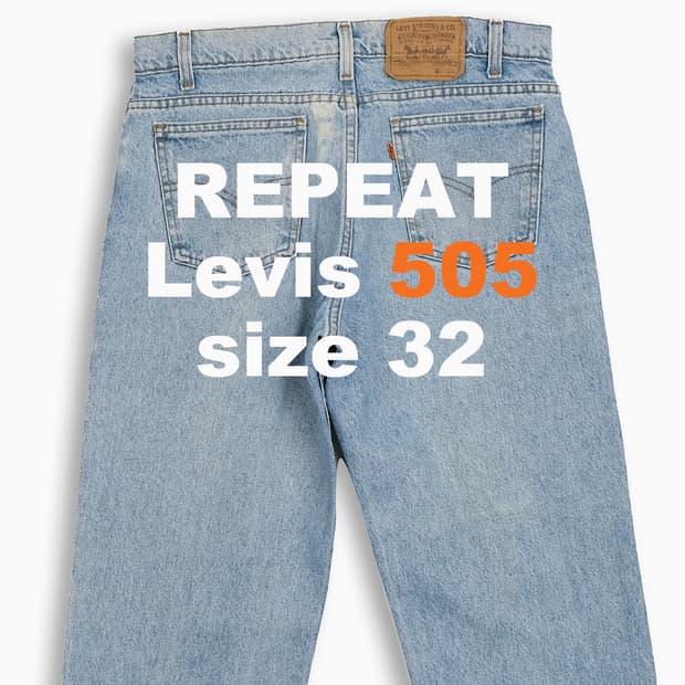 리바이스 505 오렌지탭 80s USA 32 인치 OR50534126