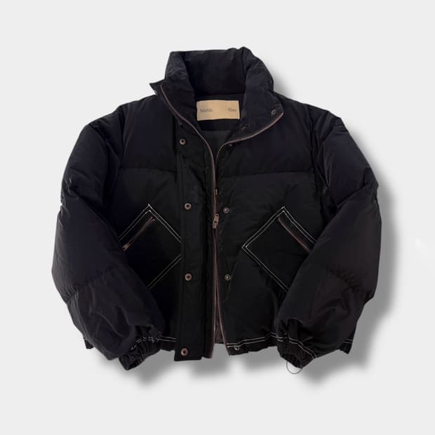 마뗑킴 스티치 코팅 다운 패딩