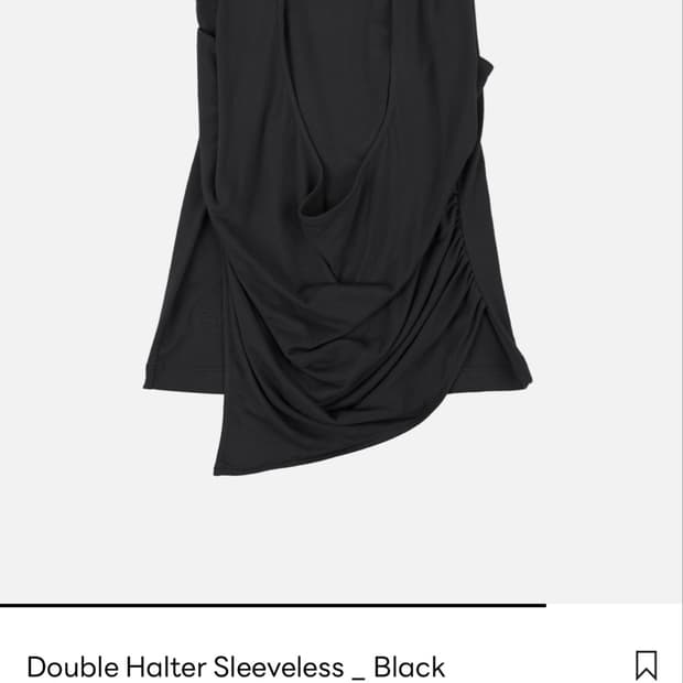 cerric 세릭 double halter sleeveless 