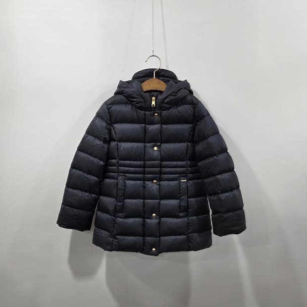 헤지스 키즈 덕다운 롱패딩 130/9Y 