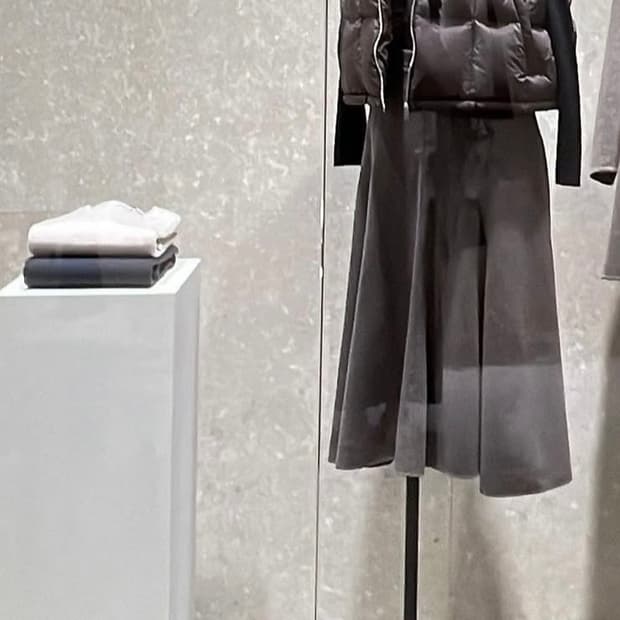 새상품) 더캐시미어 밴딩캐시미어블렌드 스커트 