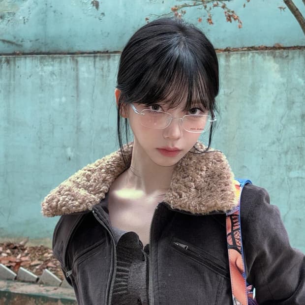 (새상품/카리나 착용) 2000아카이브 무테안경