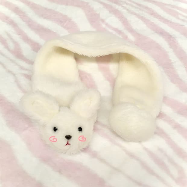 멍뭉이 퍼 목도리 폼폼이 강아지 모리걸 조지후쿠 달천깔