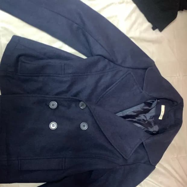 일본빈티지 네이비 숏 코트