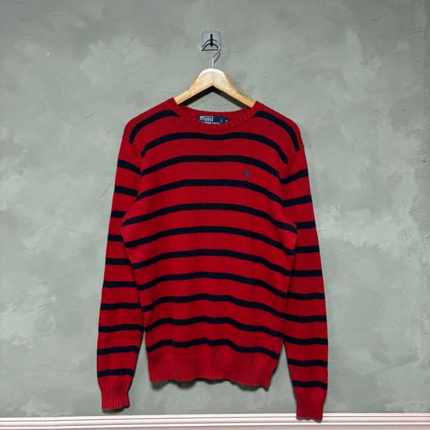 폴로 랄프로렌 크리스마스 니트 빨강