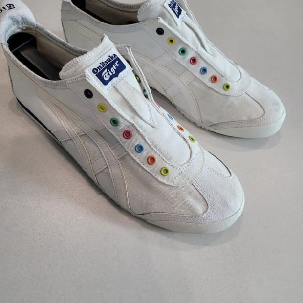 🌈 한정판의 아우라, 오니츠카타이거 멕시코 66 '멀티 아일렛' 슬립온