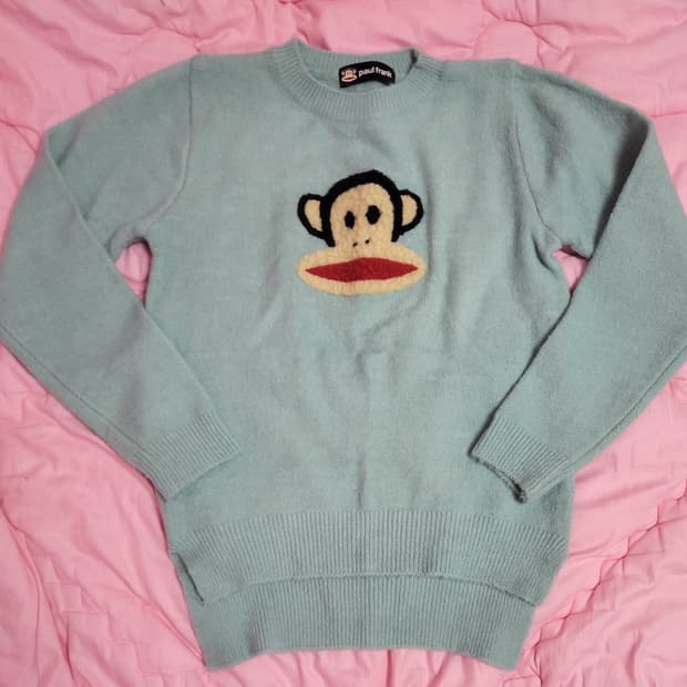 급처1번입음상태좋음!홀하우스 폴프랭크 민트니트스웨터 럭키슈에뜨st마즈st