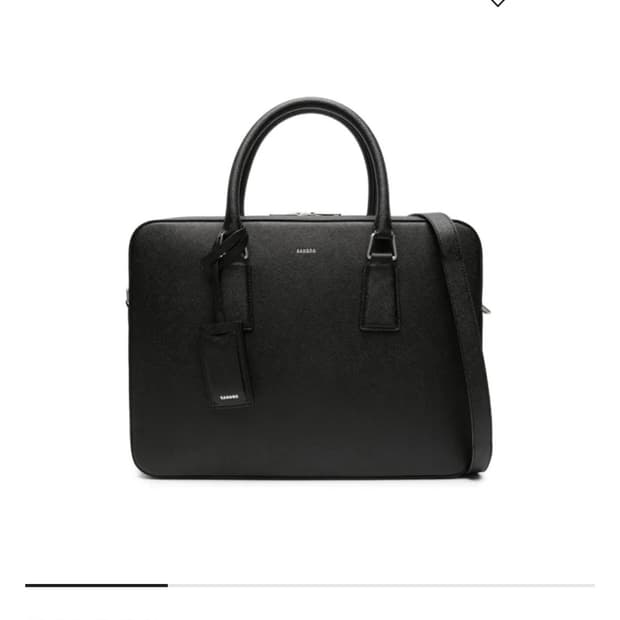 산드로 송아지가죽 브리프케이스