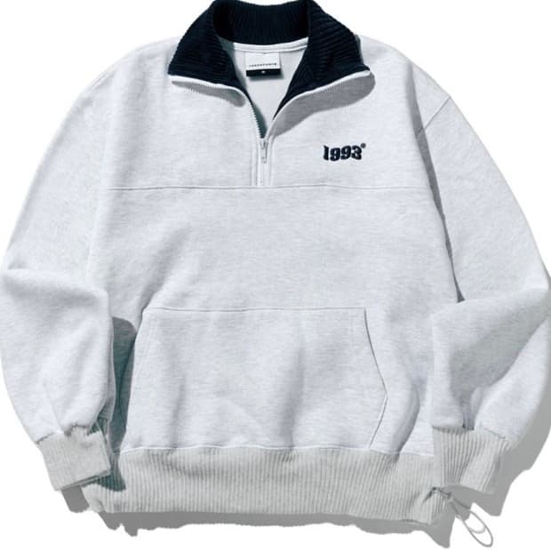 1993STUDIO 반집업 맨투맨 L