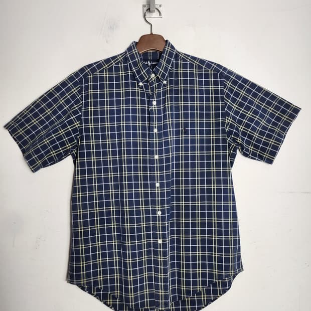 폴로 랄프로렌 반팔 체크 셔츠