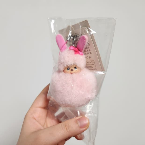 희귀) 몬치치 토끼 눈사람 미니키링