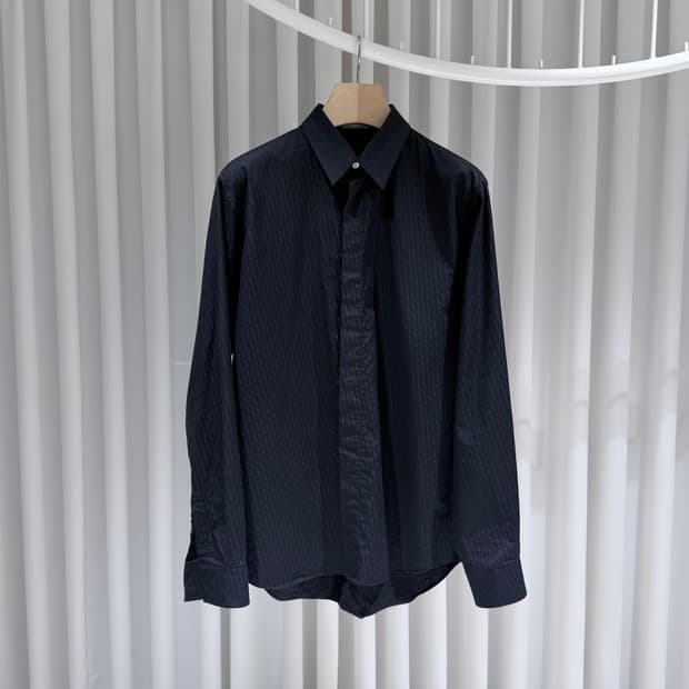 (A+/40) / 디올 오블리크 셔츠 블랙 자카드