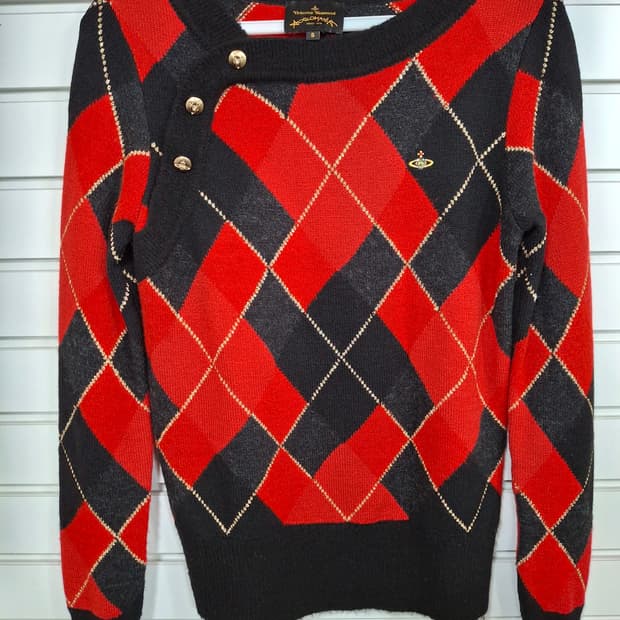 비비안웨스트우드 아가일니트 S