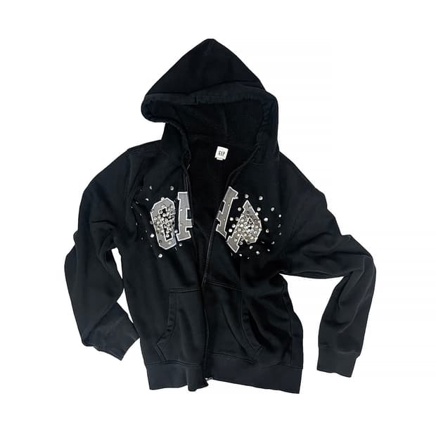 GAP rivet hoodie (Black ver.2)