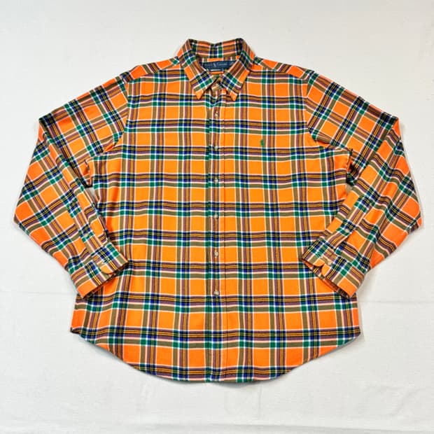 XXL) 폴로 랄프로렌 클래식 플란넬 체크 셔츠