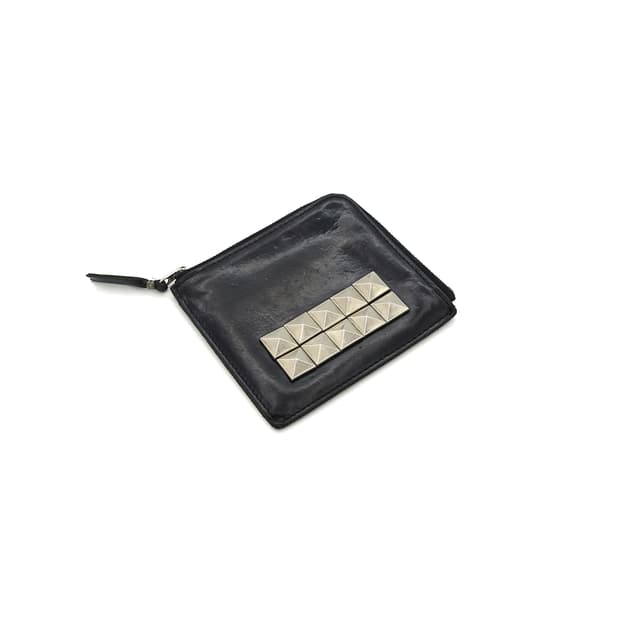 COMME des GARCONS 꼼데가르송 스터드 가죽 코인 지갑