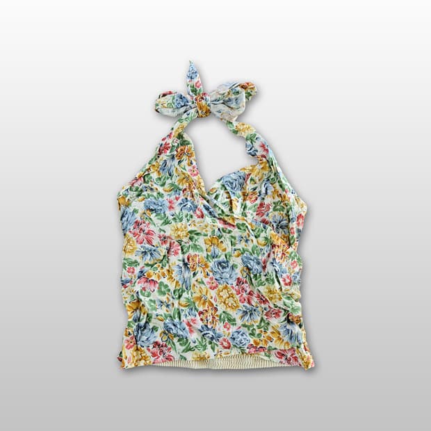 SENEQUE 플라워 랩 탱크탑