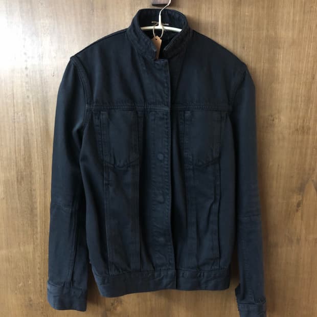 Helmut lang 스탠드카라 트러커 자켓 xs