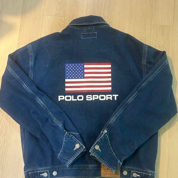 폴로 스포츠 데님 자켓 현행
