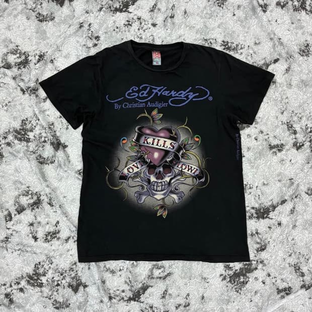 에드하디 프린팅 반팔 XL